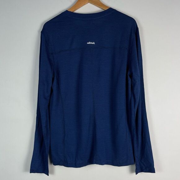 Allbirds Natural Run Merino Blend Long Sleeve Layer Tee True Navy Sz XXXL NEW - Picture 4 of 10